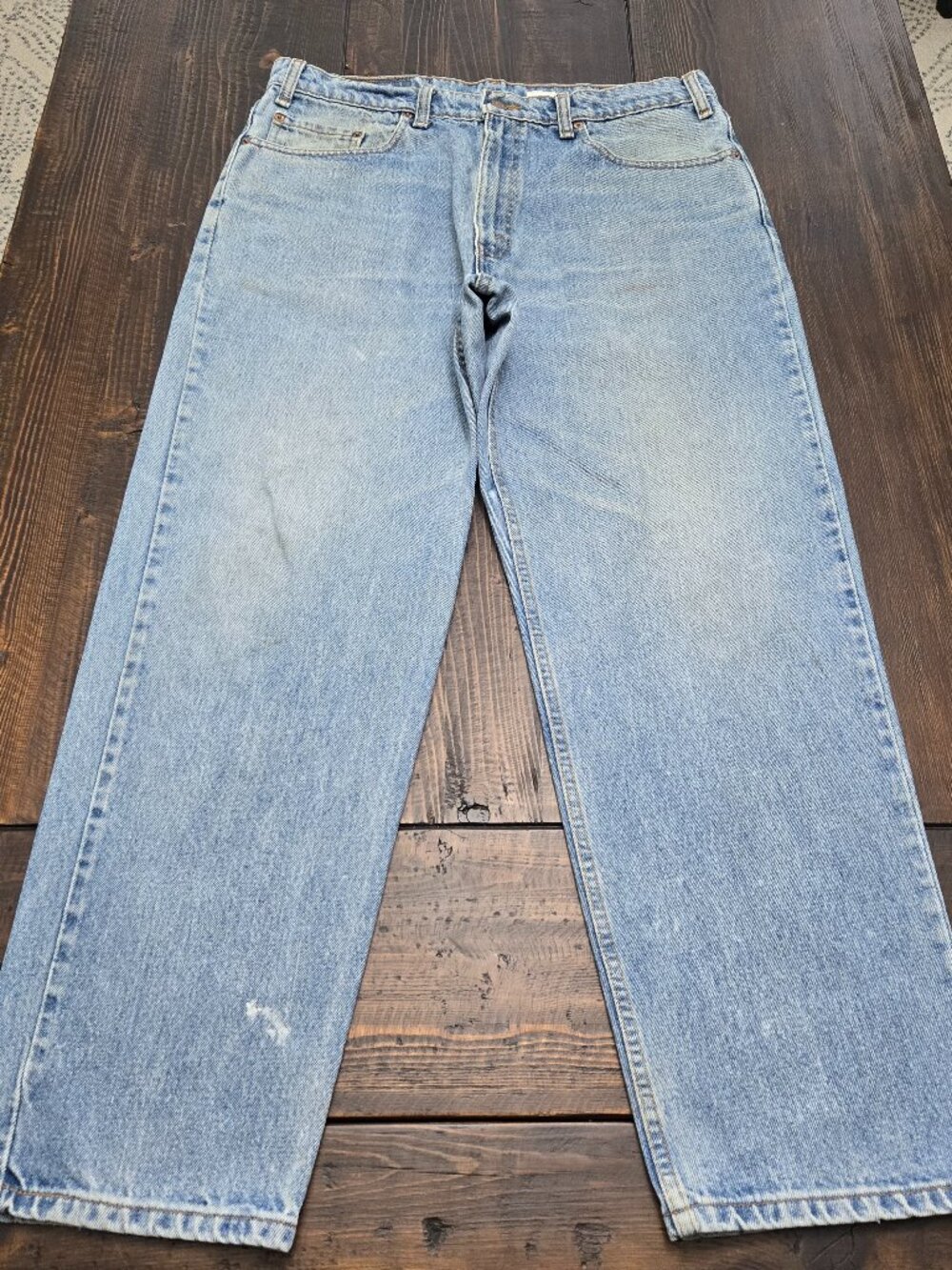 Vintage 90s Levi's 550 Jeans Mens 38x30 (Fits 36x30) Distressed Faded Canada